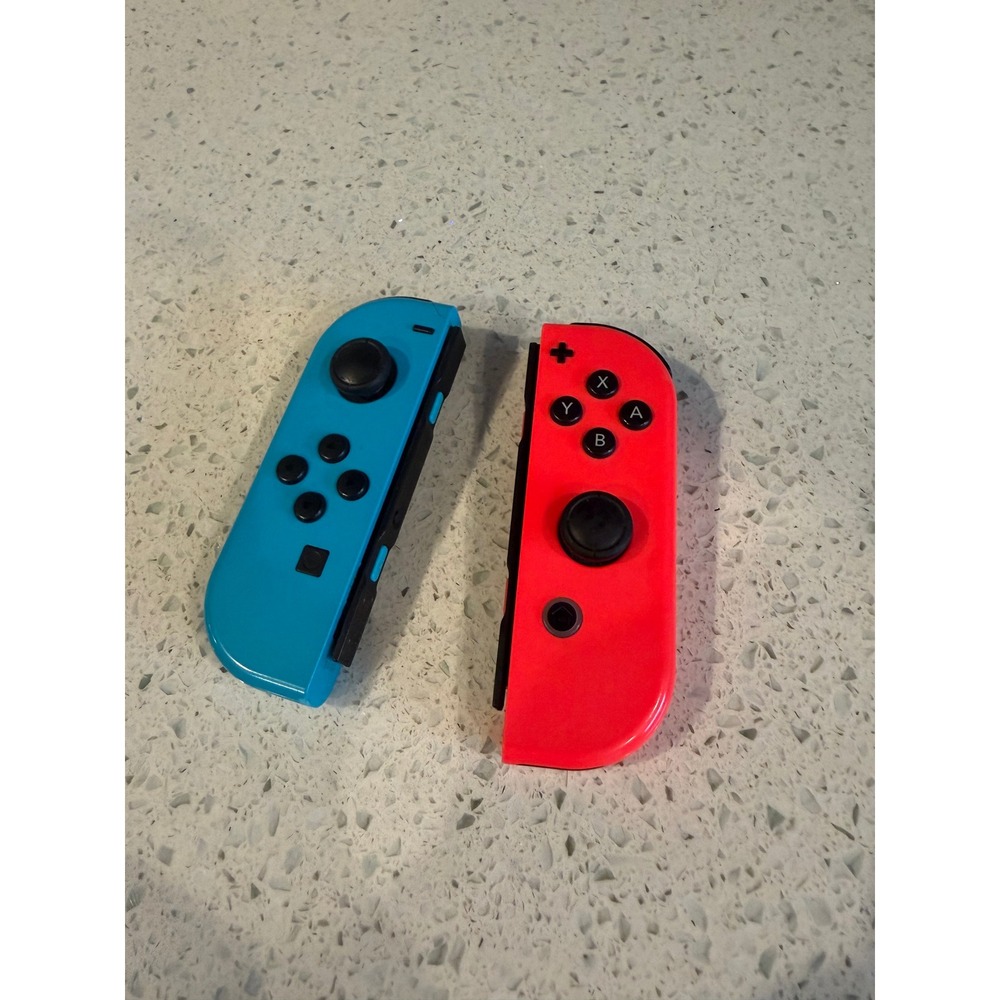 Nintendo Switch Joy-Con Controllers Pair Neon Red Blue Wireless